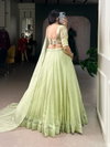 Lnb1100 Allen Crush Lehenga With Blouse Dupatta Suppliers In India
